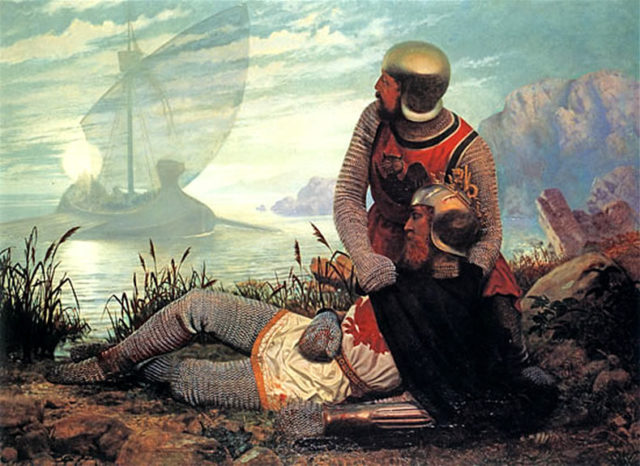 The death of King Arthur 