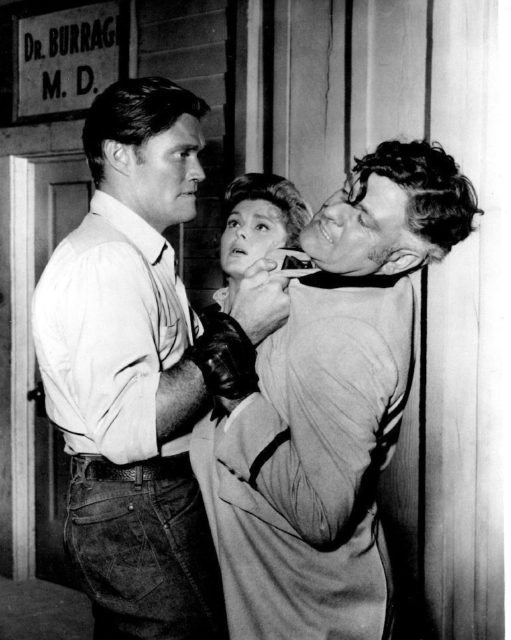 Afight scene from The Rifleman