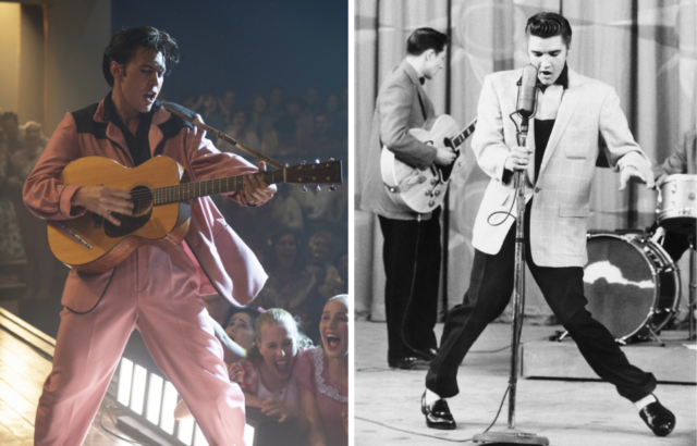 Austin Butler as Elvis Presley and Elvis Presley 