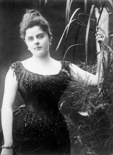 Photograph of Mary Vetsera, mistress of Crown Prince Rudolf.