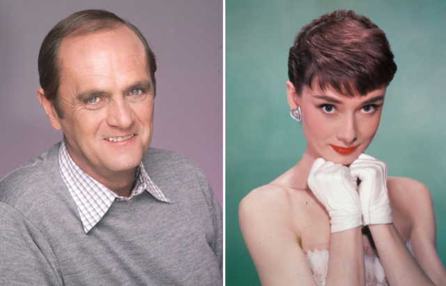 Bob Newhart + Audrey Hepburn