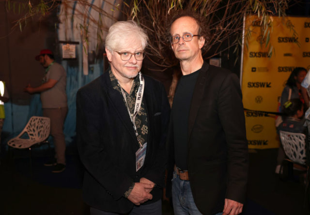 Dave Foley and Kevin McDonald standing together