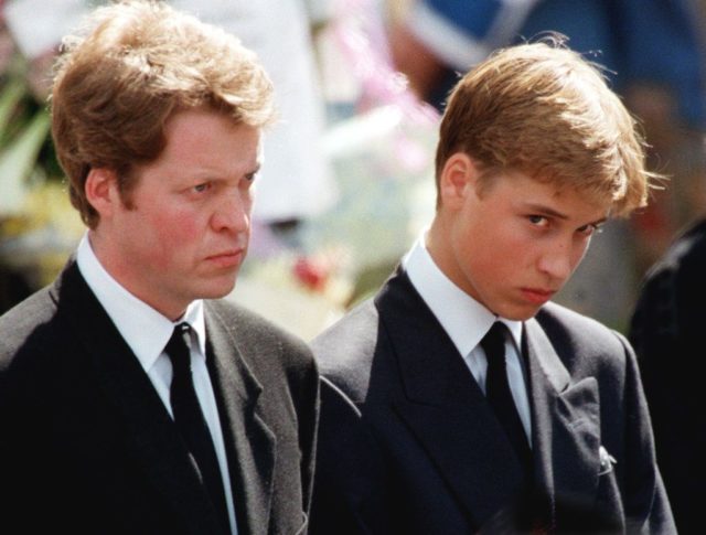 Earl Spencer and Prince William 