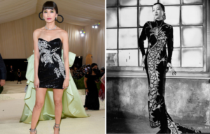 Gemma Chan, left, and Anna May Wong, right