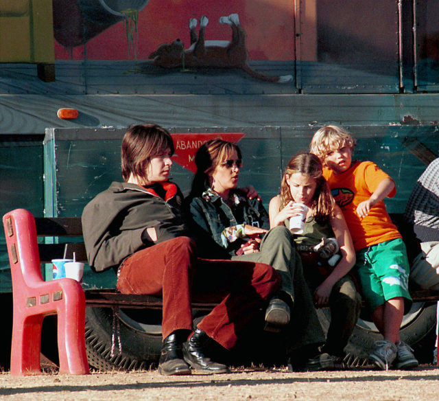 Lisa Marie Presley, Benjamin Keough, Riley Keough, and John Oszajca