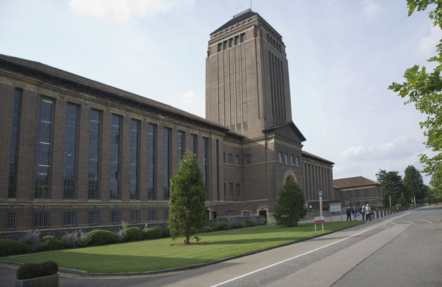 Exterior view of Cambridge University Library