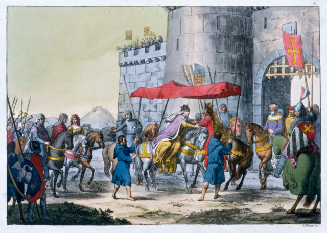 The wedding of Edward I and Eleanor 