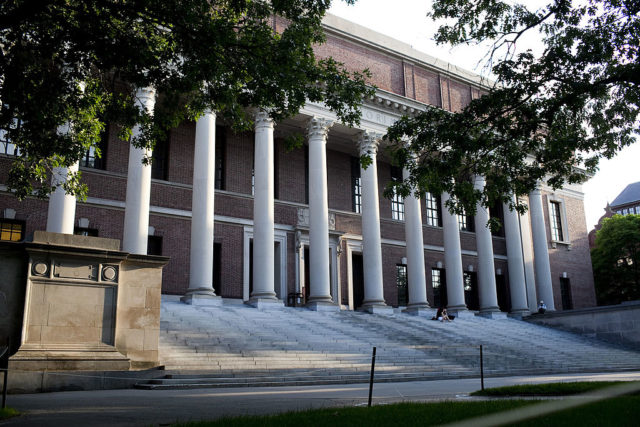 Harry Elkins Widener Library at Harvard 