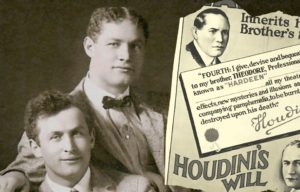 ad featuring the Houdini brothers