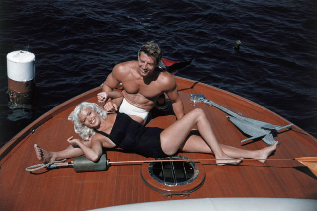 Jayne Mansfield and Mickey Hargitay 