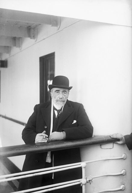 Joseph Conrad on a ship 