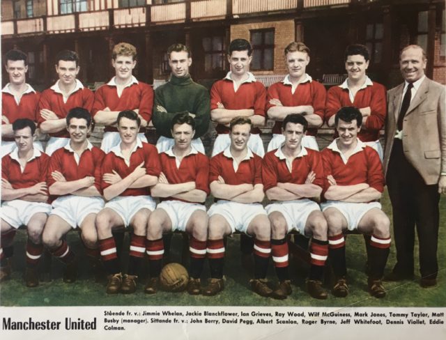 1957 Manchester United team photo