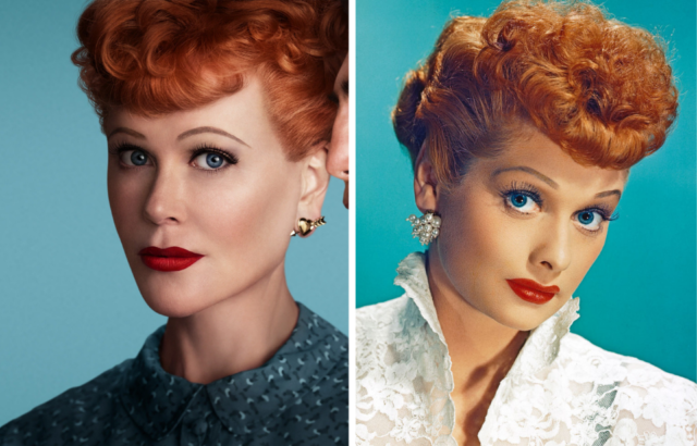 Nicole Kidman as Lucille Ball and Lucille Ball 