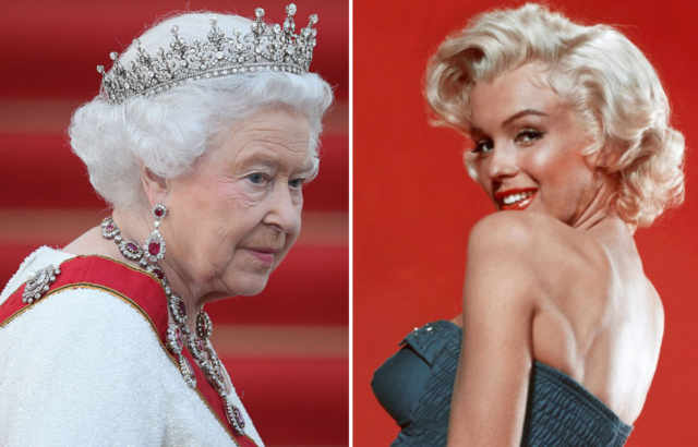 Queen Elizabeth II + Marilyn Monroe