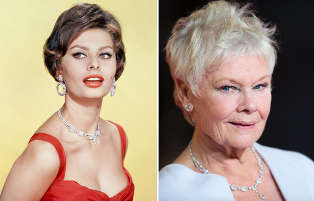 Sophia Loren + Judi Dench