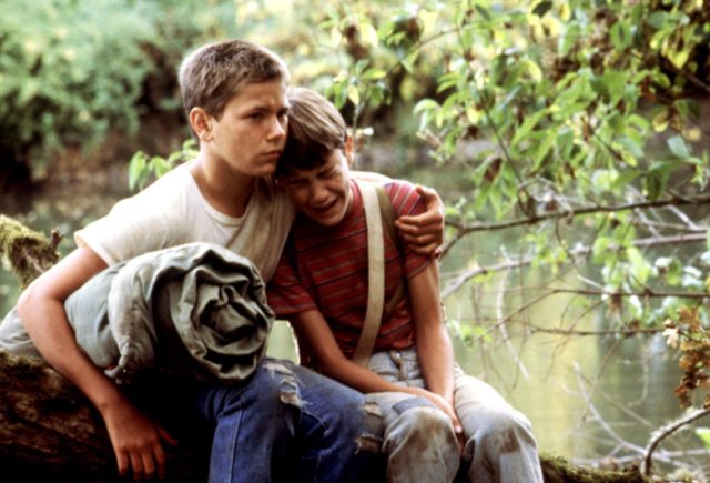 Wil Wheaton and River Phoenix in 'Stand by Me'