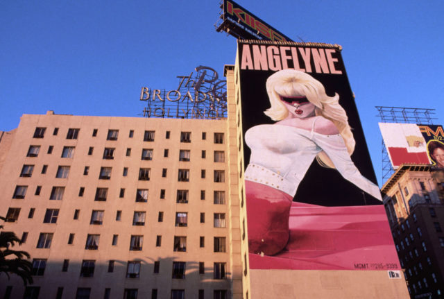 Billboard featuring Angelyne