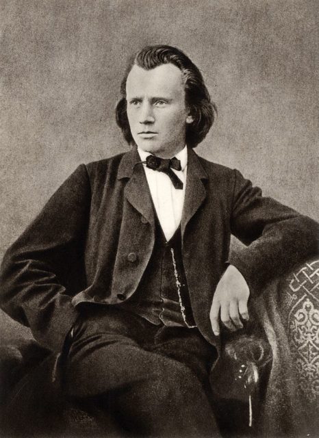 Portrait of Johannes Brahms