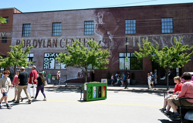 Exterior view of the Bob Dylan Center 