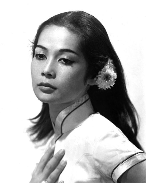 Portrait of Nancy Kwan.