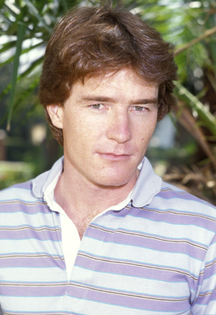 Headshot of Bryan Cranston in striped shirt