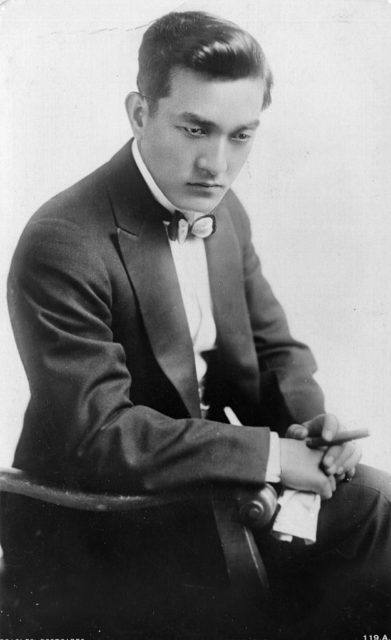 Portrait of Sessue Hayakawa. 