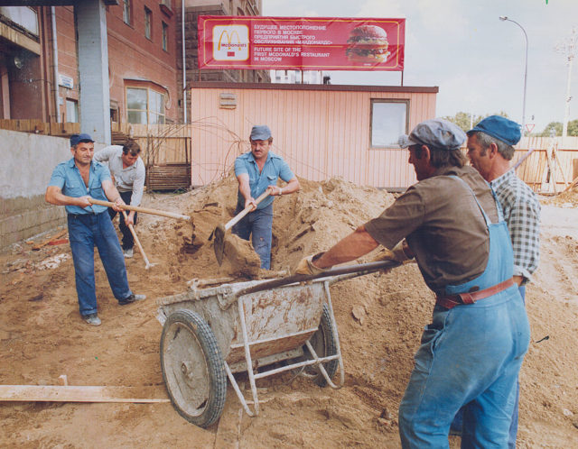 Construction workers on-site