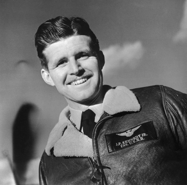 Joseph Kennedy Jr. in his pilot's jacket.