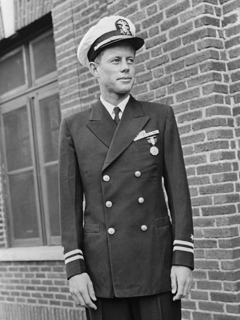 JFK in his Navy Uniform, 1944