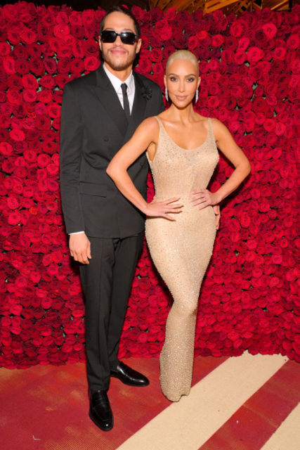 Kim Kardashian and Pete Davidson at the Met 