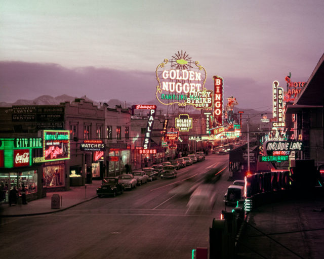 Aerial view of the Las Vegas Strip