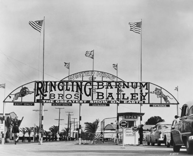 Entrance to the Ringling Bros. and Barnum & Bailey Circus