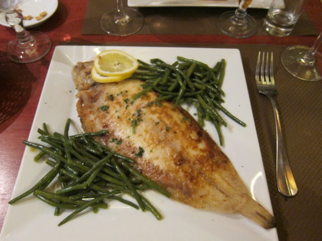 Photo of the dish sole meuniere