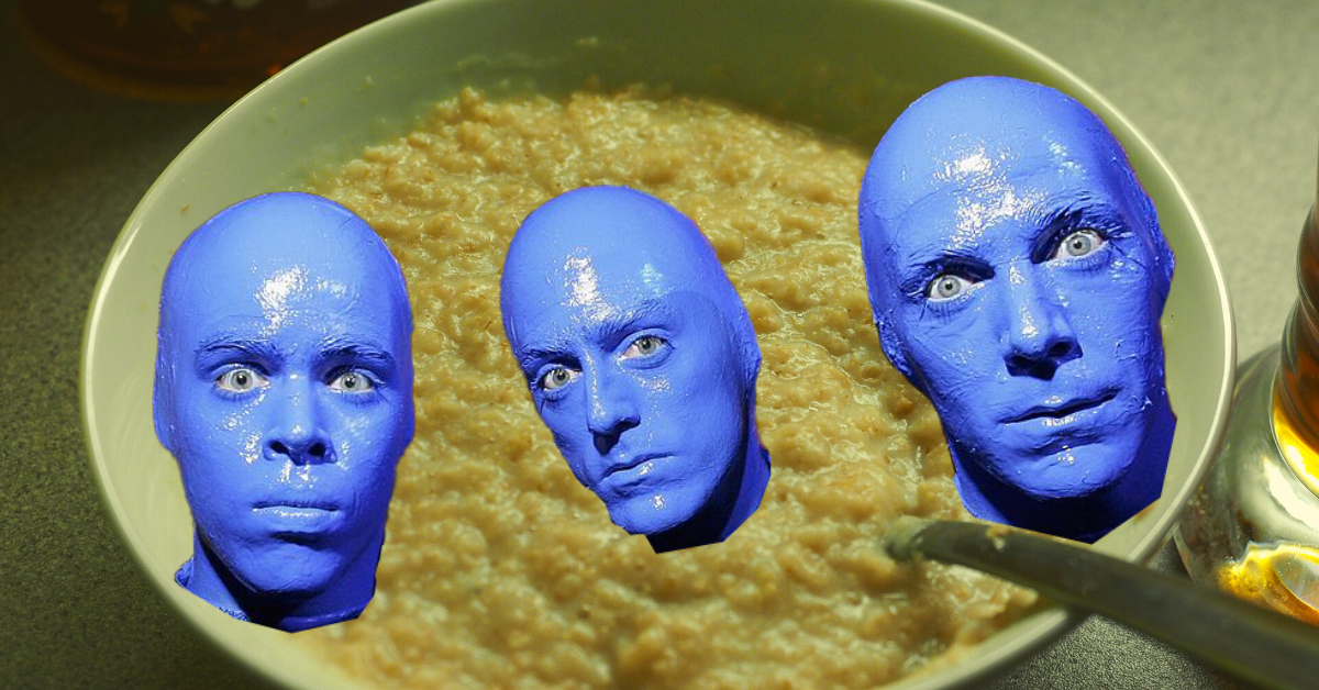 RealLife Blue Man Group? How Oatmeal Turned 11 Men Blue in 1944 The