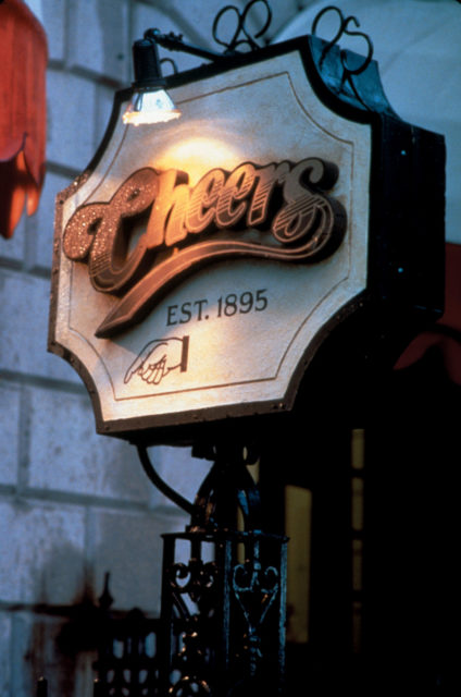 'Cheers' sign