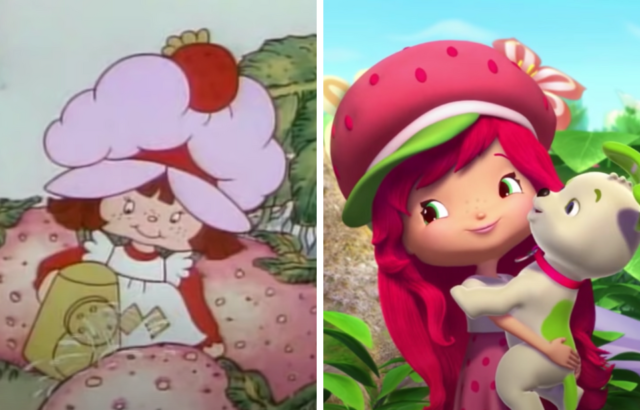 Strawberry shortcake cartoons