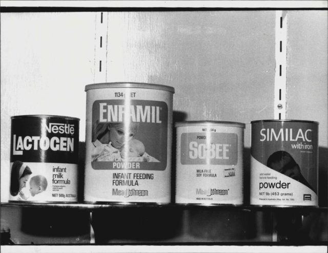 Baby formula from the 1970s