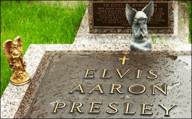 Elvis Presley's grave