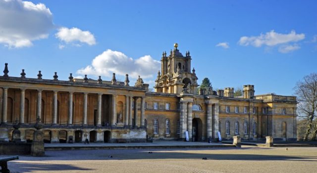 The exterior of Blenheim Palace