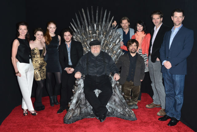 The cast and creator of Game of Thrones