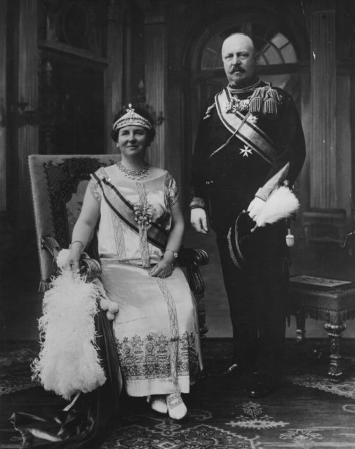 Queen Wilhelmina and her consort husband