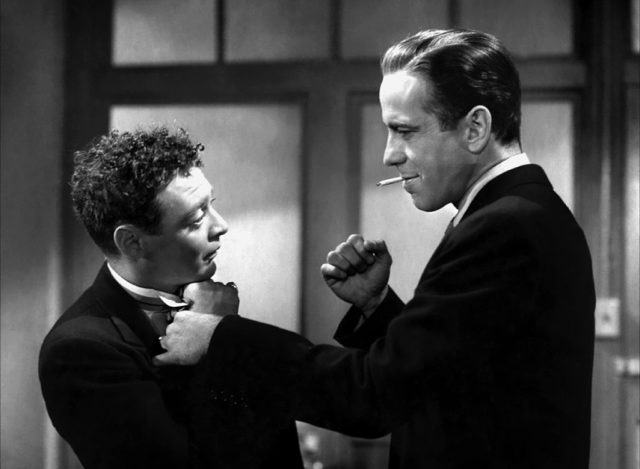 Peter Lorre and Humphrey Bogart as Joel Cairo and Samuel Spade in 'The Maltese Falcon'