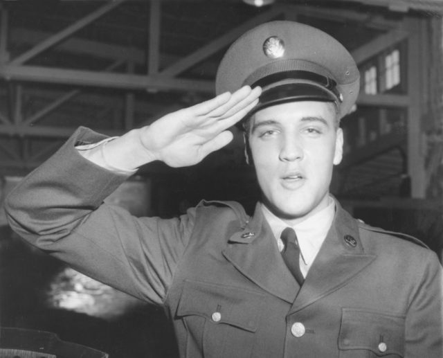 Elvis Presley in uniform