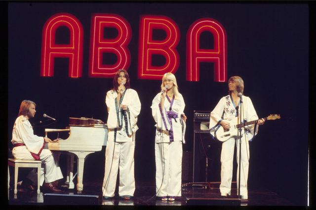 ABBA on stage