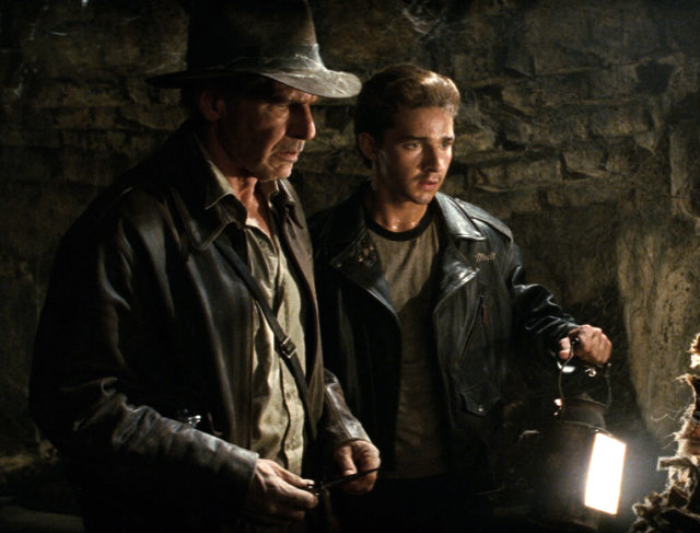 Indiana Jones and Mutt Williams