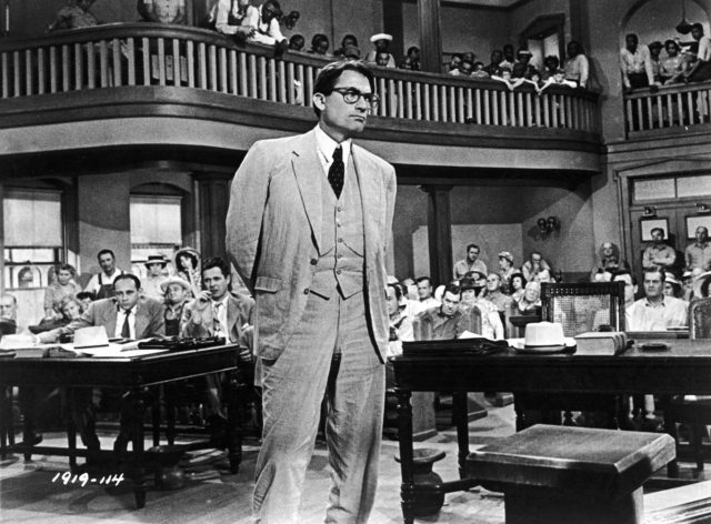 Gregory Peck in "To Kill A Mockingbird"