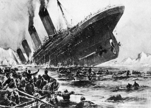 the sinking of the Titanic