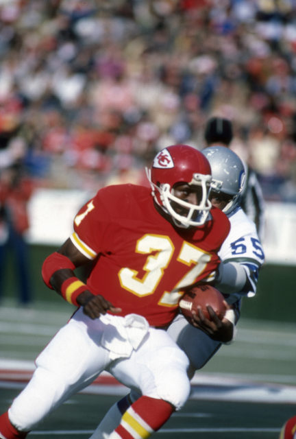 Joe Delaney playing for the Kansas City Chiefs