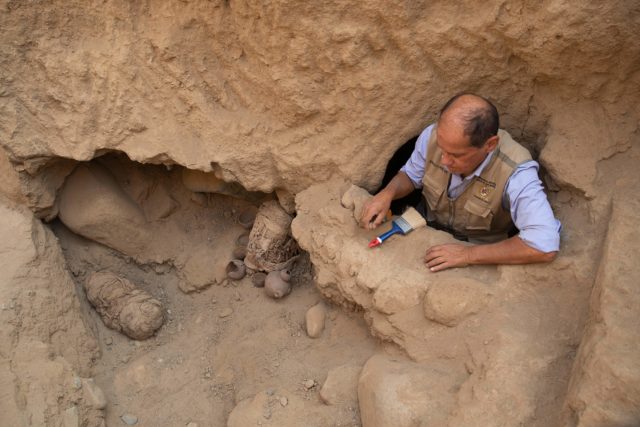 The tomb of the mummy at Cajamarquilla