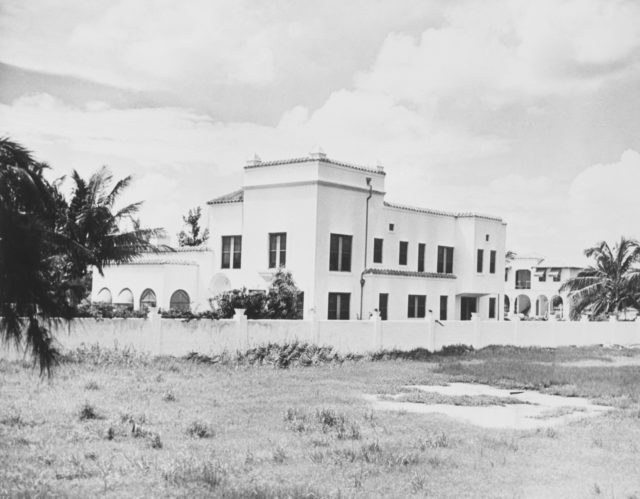 The Capone mansion in Miami, Florida